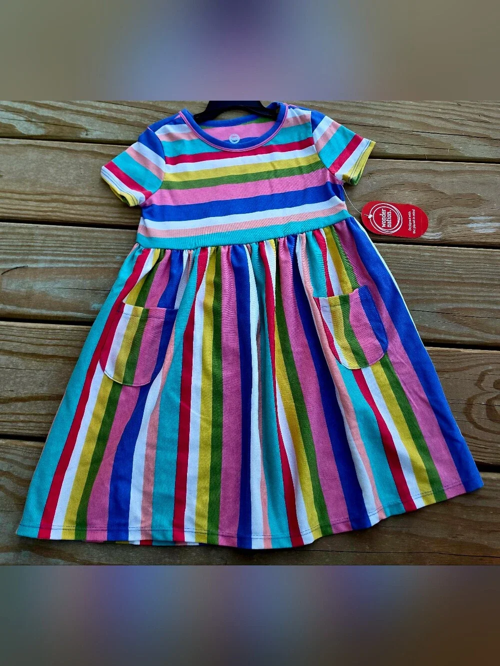 Wonder Nation Baby and Toddler Girls Play Dress
